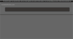 Desktop Screenshot of montebellihotels.com